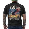 250 Years Of Independence America Bald Eagle 250th Years Anniversary ON BACK Tee Unisex T-Shirt