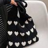 Zomer super populair geweven tas dames nieuwe literaire en artistieke stijl wol gebreide vakantie strandtas schouder messenger bag