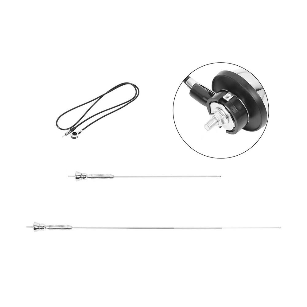 45" Car Stereo FM AM Radio Amplified Signal Antenna Mast Roof Aerial Universal