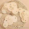 Wooden Cloud Baby Milestone Cards - Photo Props for Monthly Growth Records