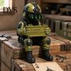 Special Forces Model Kits Tactical Soldier Desk Figurine, 3D Printed Hyper-Realistic Mini Military Decor, Modern Action Figures Front Toward