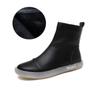 Short Boots Women's Autumn Winter New Item Cowhide Soft Soled Women's Boots Casual High Top Shoes Side Zipper Ankle Boots Women