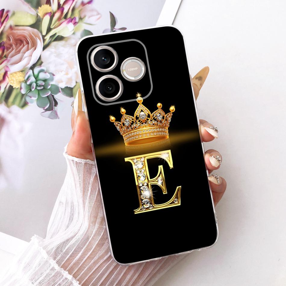 For Honor 600 Lite Honor600 2026 Fashion Crown Letter Phone Case For Honor 600 600Lite 5G Soft Silicone TPU Cases