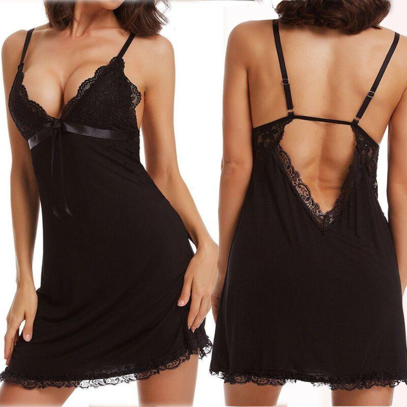 Chic And Seductive Sexy Ladies Lingerie Babydoll Robe With Thong Included