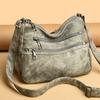 New Style Mother Bag Middle-aged Women's Bag Crossbody Bag Women's Large Capacity Mother Bag Soft Leather Shoulder Bag