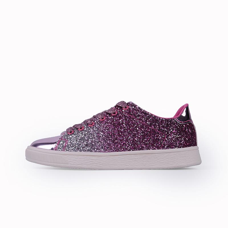Fashion Women Sneakers Winter Fashion Sequins Solid Color Sneakers Nightclub Trend Wild Comrfortable Sport Casual Shoes Women