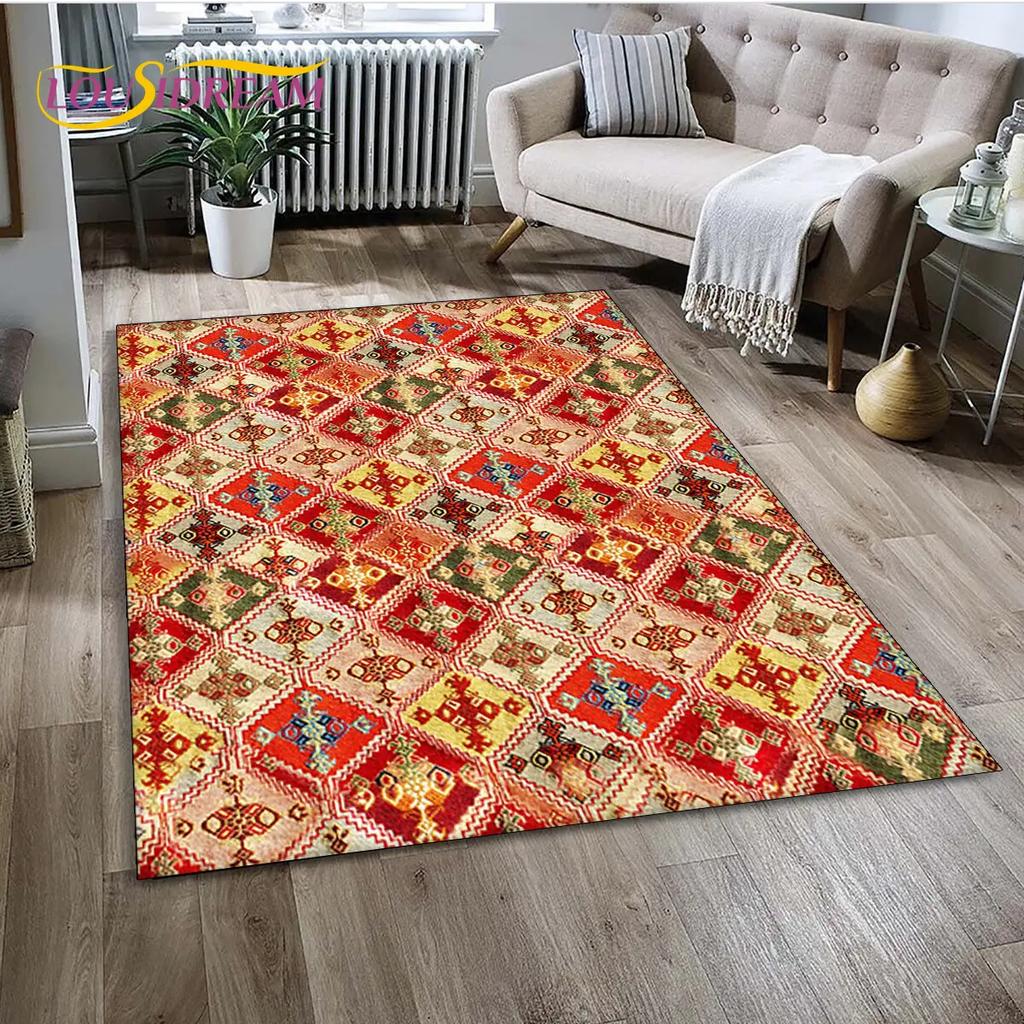 Bohemia Nordic Persia Series Area Rug,Carpet Rug for Home Living Room Bedroom Sofa Doormat Kitchen Decor,kids Non-slip Floor Mat