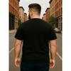 European Sizes Fork MEAL Text Print, Lightweight Round-neck Short-sleeved, Suitable for Daily and Home Wear, Patterned Printed Round-neck T-shirt