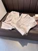 Women's Short Sleeve Bowknot Mulberry Silk Pajama Set