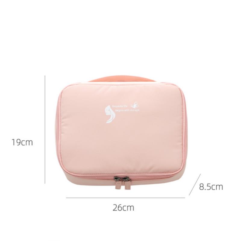 Women's Travel Cosmetics Storage Bag Portable Handbags Jewelry Storage Bag Makeup Tool Storage Bags