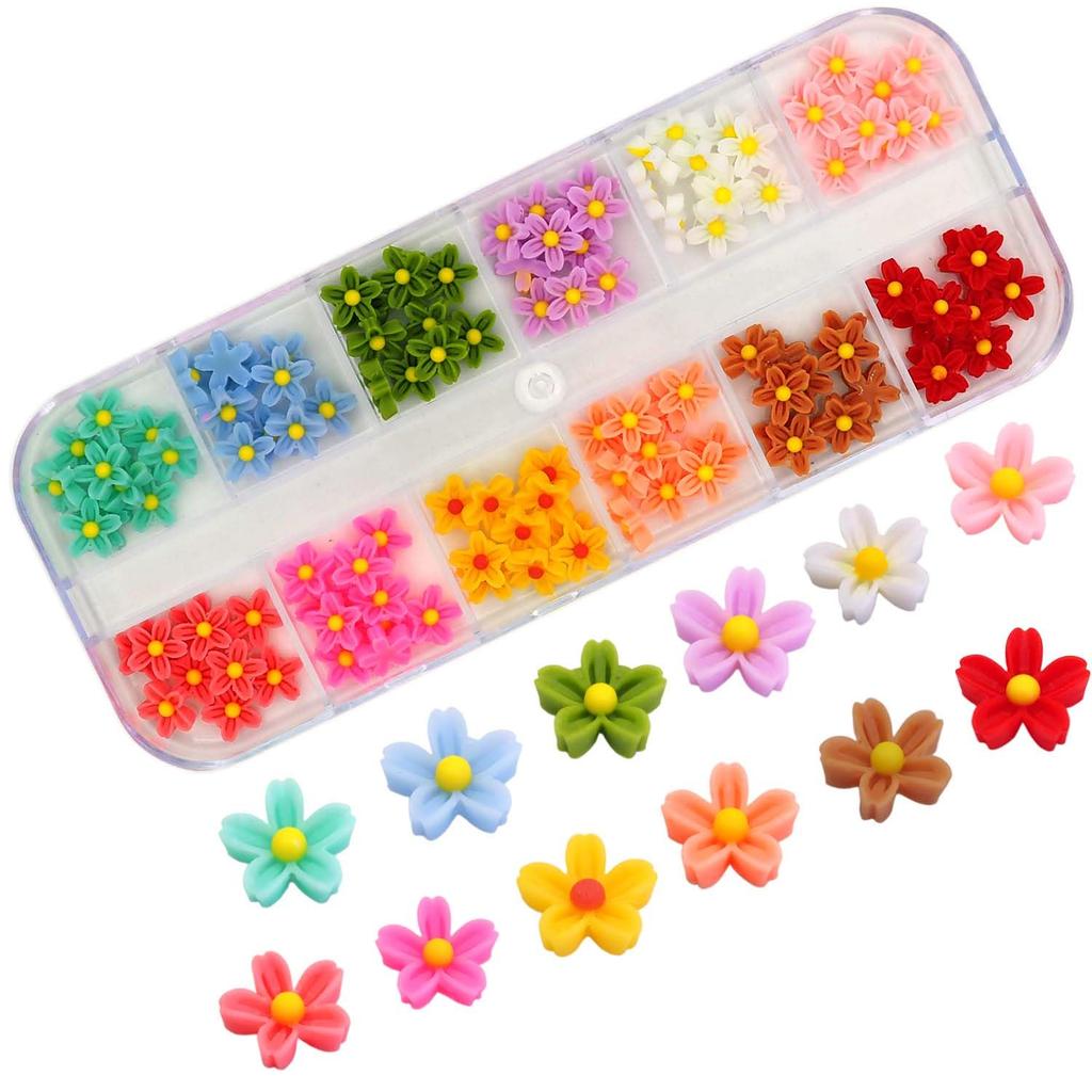 Sempiterno Miniatur Harz Gänseblümchen Perfekt für DIY Miniatur und Miniaturhaus Dekoration 120-teilige Blumen, Dekorationen, Bastelartikel, (12 Farben)