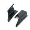 Universal Black Motorcycle Left Right Front Pneumatic Fairing Wing Tip Cover Protector