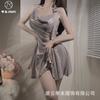 Sex Underwear Solid Color Colorful Sexy Fashion Temperament Waist Slim Back Neck Dress Suspender