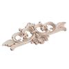 European Style Wood Carved Corner Applique Unpainted Furniture Decoration