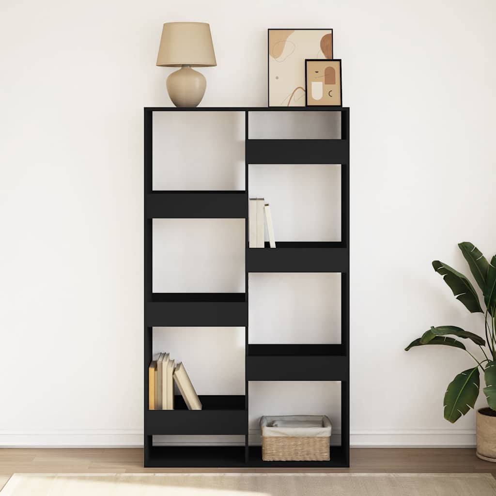 Bookshelf Black 100x33x175 Cm Particleboard