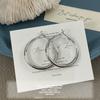 Ballad-style Elegant Round Earrings for Girls, Featuring Small-scale, Exclusive, Luxurious and Fashionable Design, with Exaggerated Style.