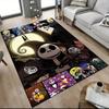 1pc The Nightmare Before Christmas Carpet Area Rug, Bedroom, and Playroom Durable, Stain-Resistant, and Easy To Clean, Living Room