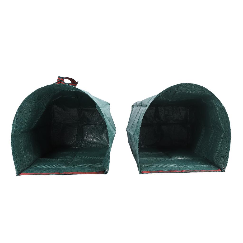 200L Garden Leaf Bag, Semicircle Shape Yard Waste Bag Large Capacity Leaf Collector with Rain Proof Coating for Outdoor Indoor Use Gardening Landscap