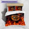 Hull City Football Printed 3 Pieces Bedding Set, Comfortable Skin Friendly Bedroom Duvet Cover Set