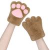 LONTG Cosplay Halloween Niedliche Katze Bärenpfote Panda Handschuhe mit Pfote Flauschig und Warm Tierhandschuhe für Erwachsene und Cosplay Kaltes Wetter Lustige Wintermode
