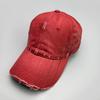 Solid Color Hole Wind Lightning Side Baseball Cap Men'S And Women'S Sunshade Soft Top Personalized Cap