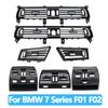 Quality Full Chrome Console Air Conditioning AC Vent Grille Outlet For BMW 7 Series F01 F02 730 735