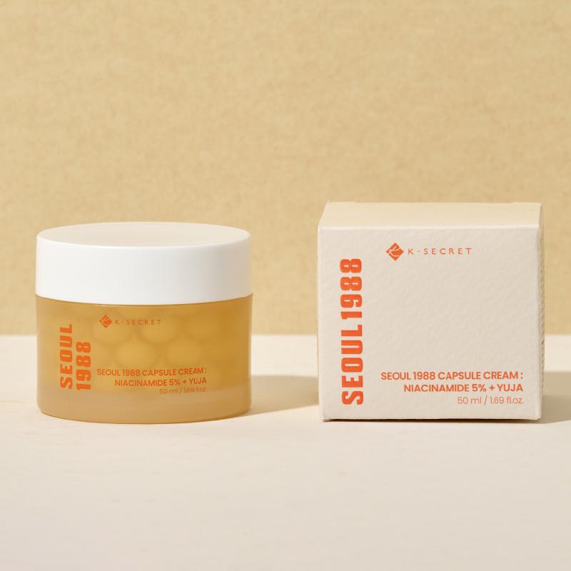 K-SECRET Seoul 1988 Creme Cápsula: Niacinamida 5% + Yuja 50ml