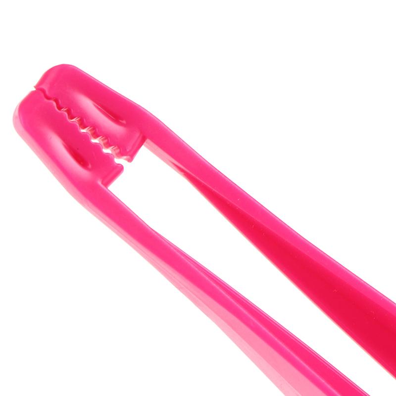 10Pcs Plastic Tweezers Medical Repair Small Disposable Tweezers Tools Tweezers Crafts Kids Toys Plastic Clips Random
