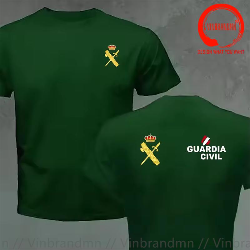 Spain Guardia Civil Espanola Emblem T Shirt Unisex Fashion Trendy Casual Clothing Stylish Tops Tee Shirt Leisure Tshirt