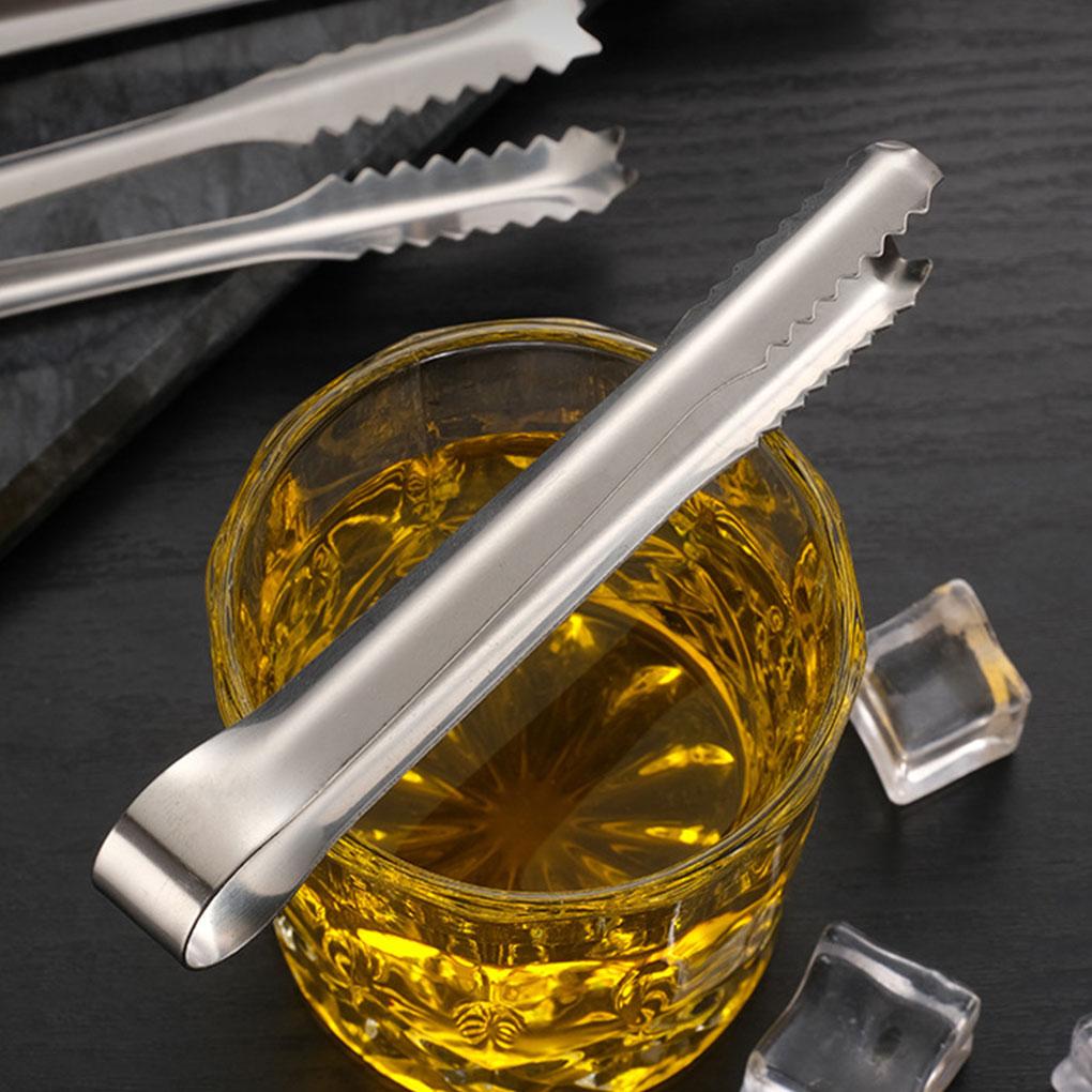 Pinces en Acier Inoxydable Cubes Barbecue Clip Salade Pain Glaçon Grill Usage Domestique Ustensiles de Cuisine pour Cuisiner Outils de Bar d'Hôtel