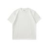 Trendy Solid Color Textured Round Neck Loose Japanese Style Men's T-Shirt - Summer 2026 Collection