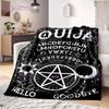 Ouija lentos raganavimo antklodė su rankomis Šėtono okultizmo flanelinė antklodė Saulės mėnulio reikmenys altoriaus gotikos antklodės dekoro dovana