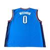 adidas NBA Russell Westbrook Thunder 0 V-Neck Sleeveless Basketball Jersey Unisex Jersey 7818A-3CB-ANR1071