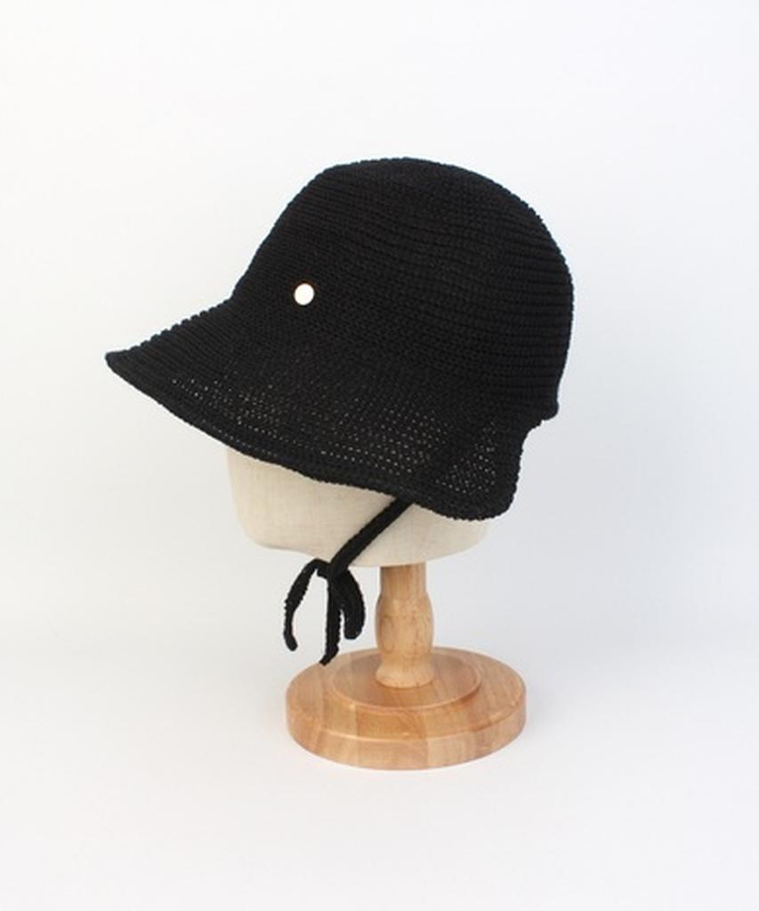 Yunibeosyeolkemiseuteuli Summer Black Logo Round Bonnet Hat