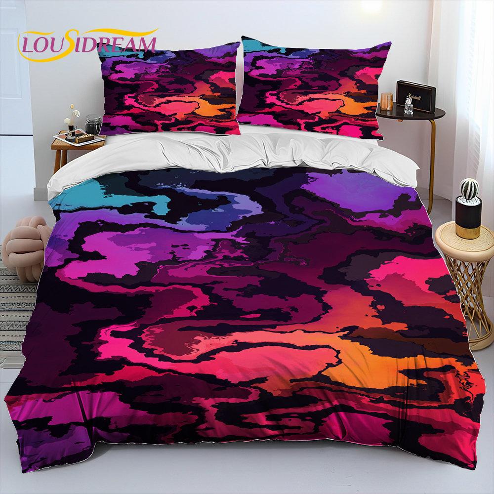 Military Camouflage Color Comforter Bedding Set,Duvet Cover Bed Set Quilt Cover Pillowcase,King Queen Size Bedding Set Kid Adult