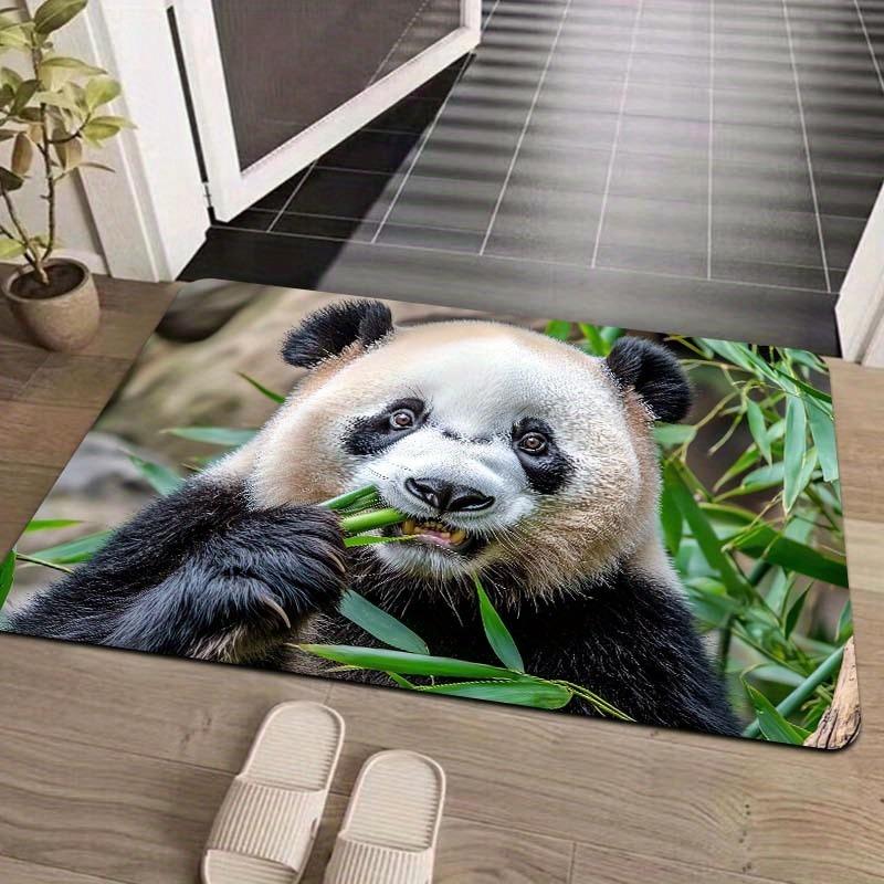 1PC Panda Kitchen Rugs Non-Slip Home Door Mats Pop Design Bathroom Rugs Bath Mat Carpet for Home Sink Laundry Decor