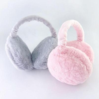 Macaron Cute Student Cold Wave Fur Earmuffs Winter Headband