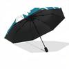 1pc Tropical Flowers Automatic Open/close Folding Umbrella, Compact Portable Travel Umbrella, Cute Umbrella, Durable Construction Yy260328012