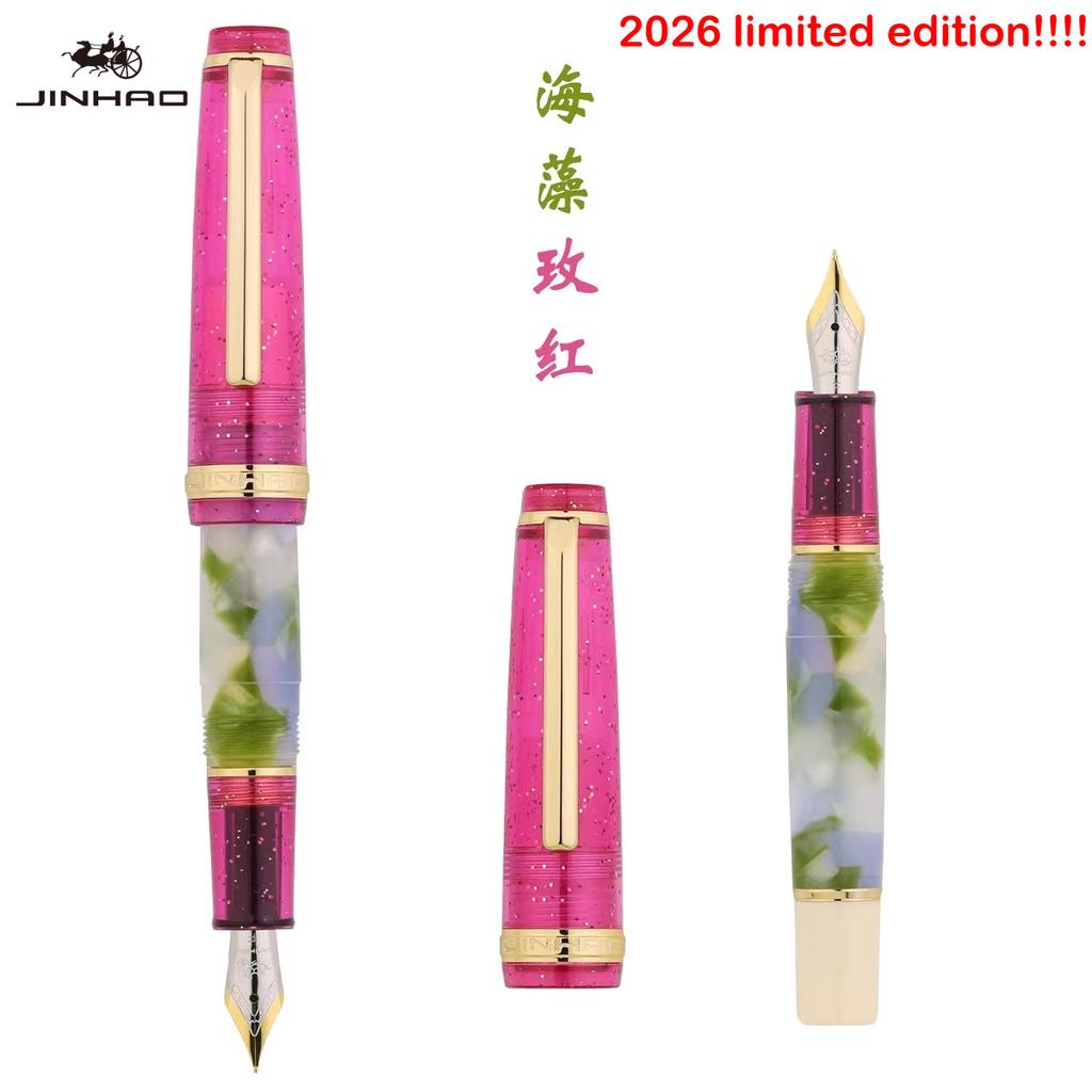 2026 Limited Edition Colors! JINHAO 82 MINI Fountain Pen Acrylic EF/F/M Mix Color Customized School Office Supplies Stationery
