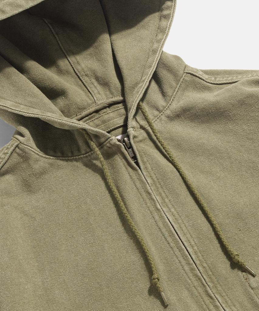 Espionage Ray Canvas Work Parka Khaki Beige