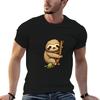 Happy Cute Sloth Hanging On A Tree Tshirt T Shirt Unisex Plain Unisex Graphic T Shirt Funny T Shirts Unisex Tshirt