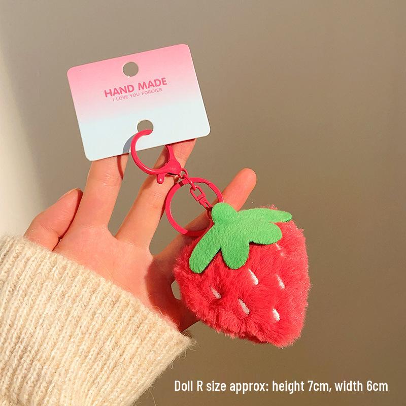 Plush Doll Keychain & Backpack Ornament: Cute Pendant for Events & Promotions