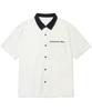 Lettering Resort Half Shirt Cream