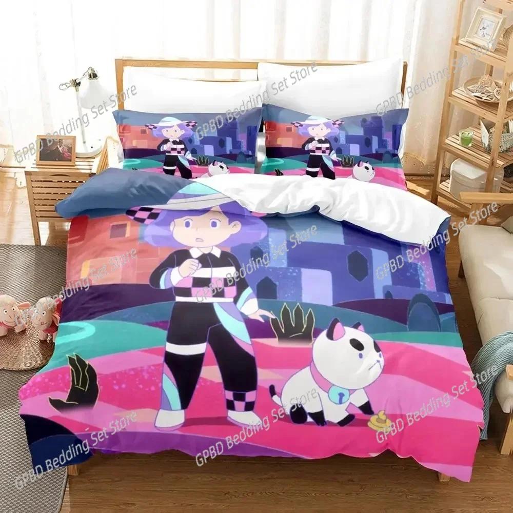 Cartoon Bee PuppyCat 3D NEW Duvet Cover Pillowcase Bedding Set Adult Boy Girl Bedroom Decoration Children Single Double Large