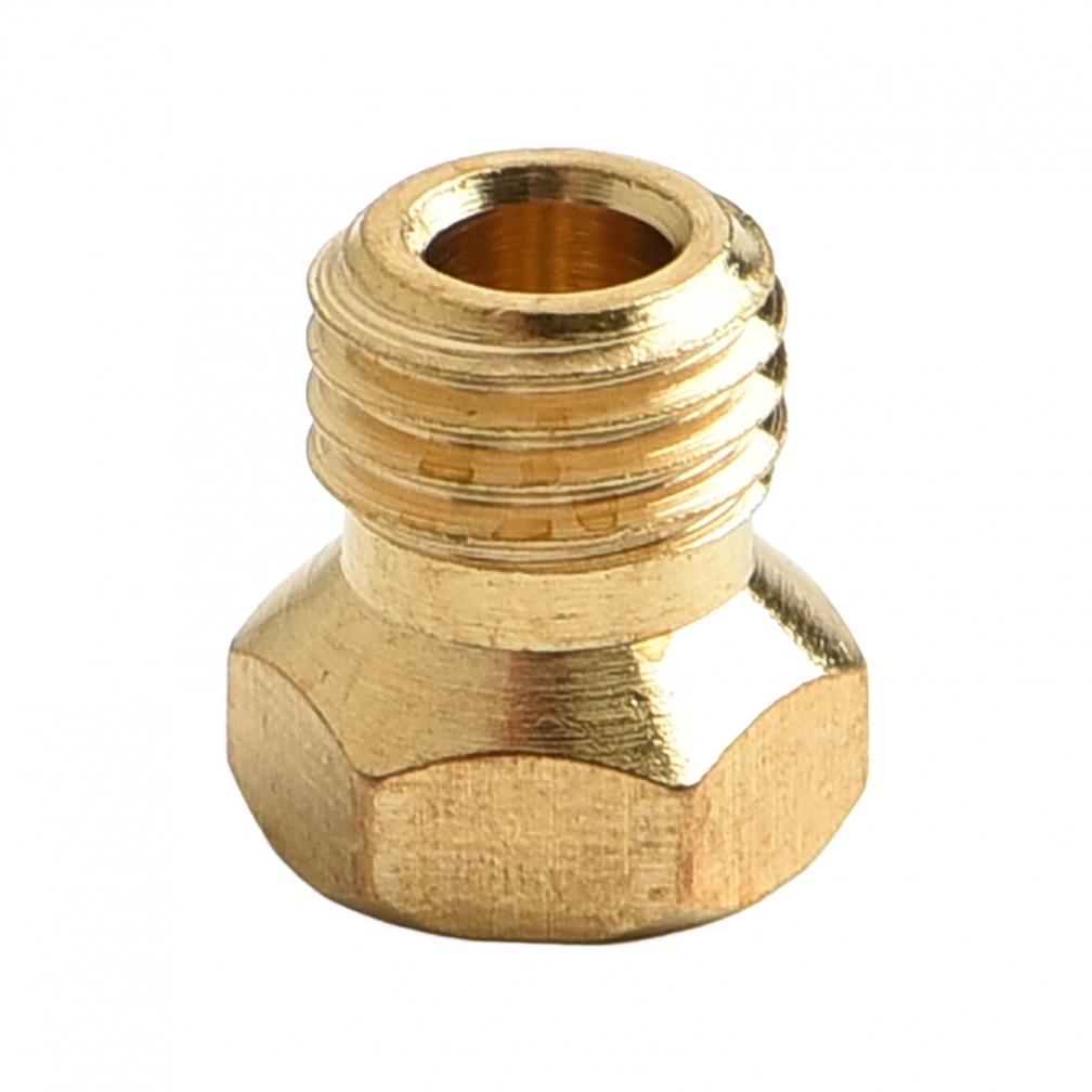 10pcs M6x0.75 Brass Propane Injector Nozzles for Thermal Gas Conversion