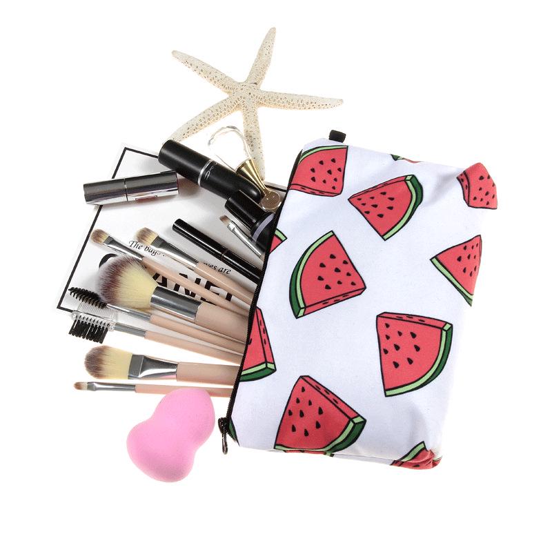 Women Print Cosmetic Bag Toiletries Organize Travel Storage Case ARI