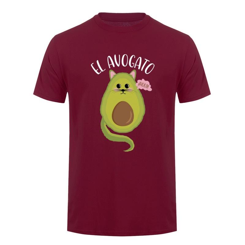 Funny Avogato Cat T Shirt Cute Avocado Cat Graphic Tee Humor Pet Lover Gift Casual Summer Vegan Top DY-332