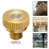 10 Stuks Messing Vernevelingssproeiers Nevelspuitkoppen Effectief Accessoires Vervangingen Laag