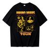 Bruno Mars The RoUnisextic Tour 2026 T-shirt Unisex Women Hip Hop Summer Vintage Short Sleeve O-neck Casual Shirt Tops