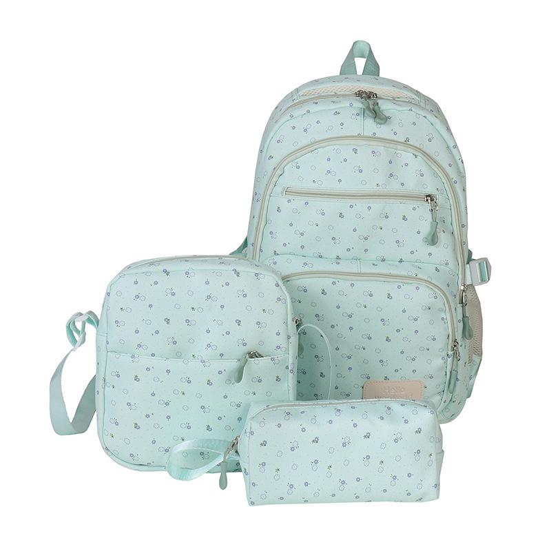 Schoolbag1011 New Trend Versatile Fashion Commuter Student Class Backpack High Value Niche Polka Dot Multi-layer Bag